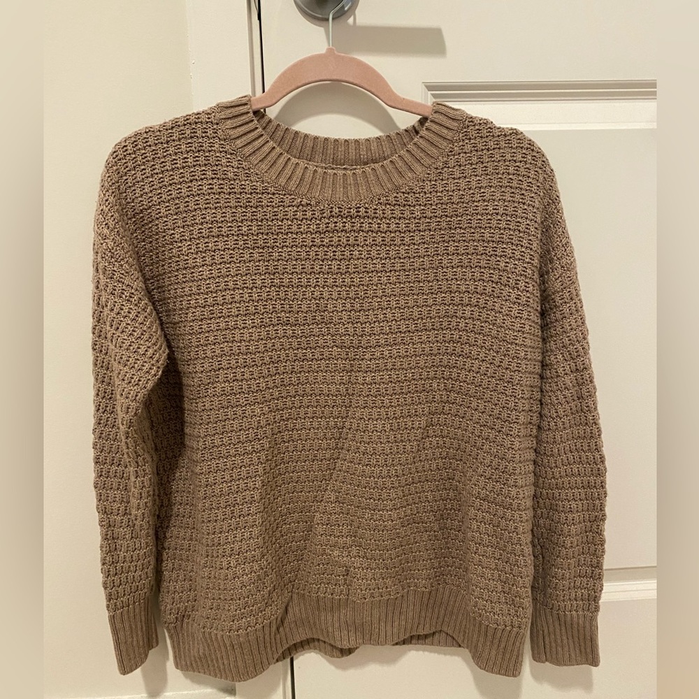 Camel Tunic Sweater